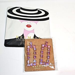 Earrings by Kelmall Pink Aurora Crystal NWT